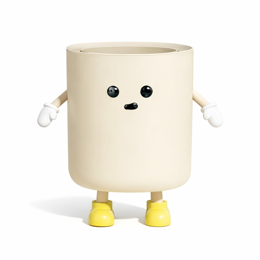 Poubelle décorative enfant en plastique 9 L ou 12 L design ludique Poubelle & Design