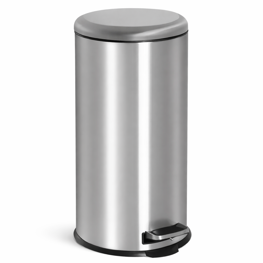 Poubelle de cuisine inox 30 litres élégante et silencieuse Poubelle & Design