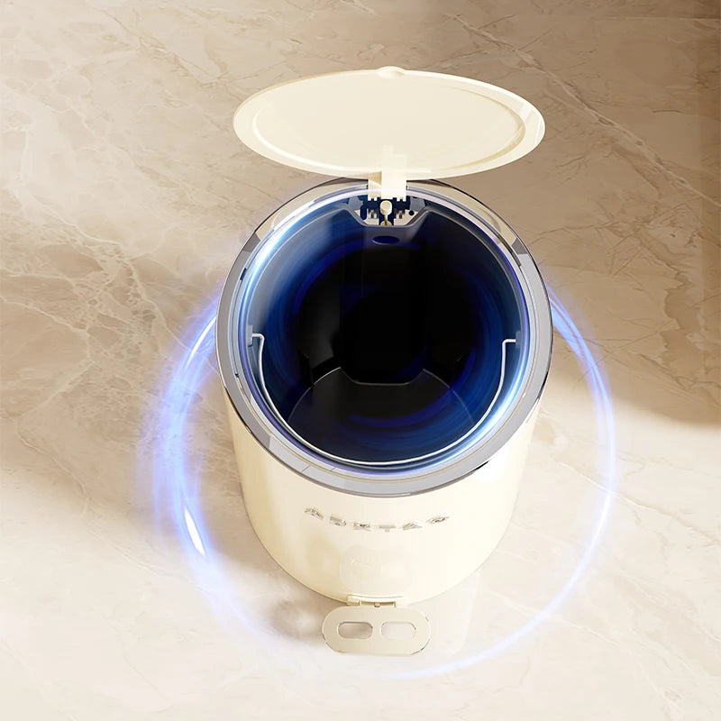 8L 20L Sealed Step Trash Can Metal Dual Bucket High Capacity for Kitchen Bathroom Bedroom Poubelle & Design