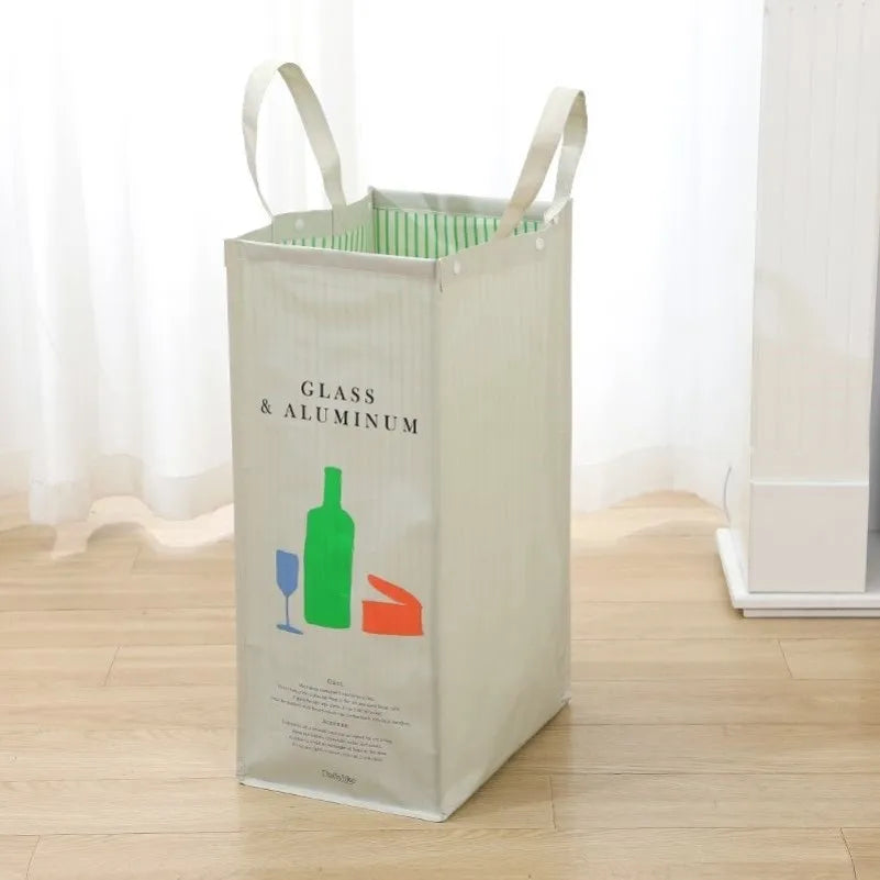 Sac de recyclage verre et aluminium résistant pour tri sélectif