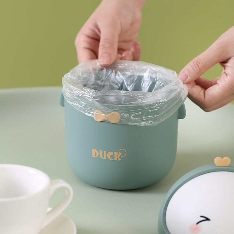 Mini poubelle de bureau 1,5L avec couvercle – Compacte, design et pratique poubelleetdesign.com