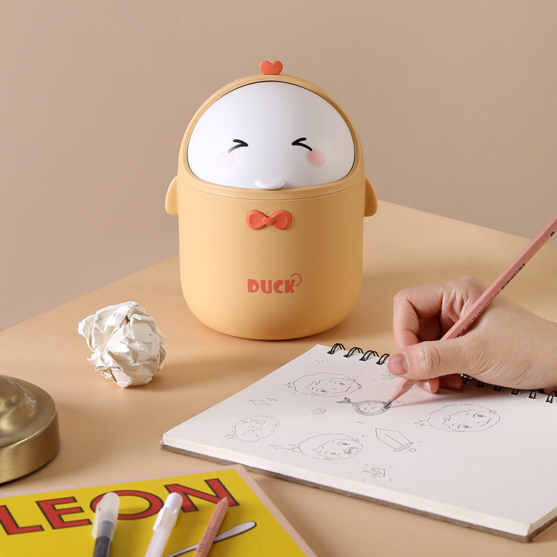 Mini poubelle de bureau 1,5L avec couvercle – Compacte, design et pratique poubelleetdesign.com