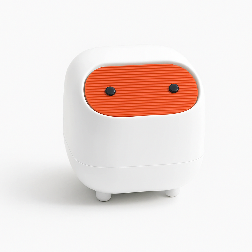 Poubelle Ninja 5L – Mini poubelle carrée à pression, compacte et moderne poubelletdesign.com