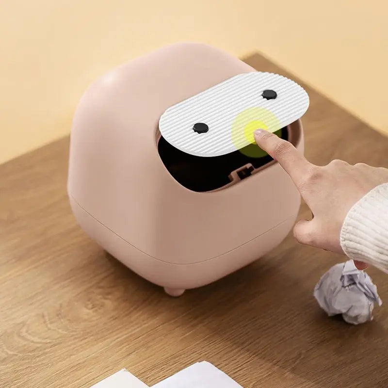 Poubelle Ninja 5L – Mini poubelle carrée à pression, compacte et moderne poubelletdesign.com