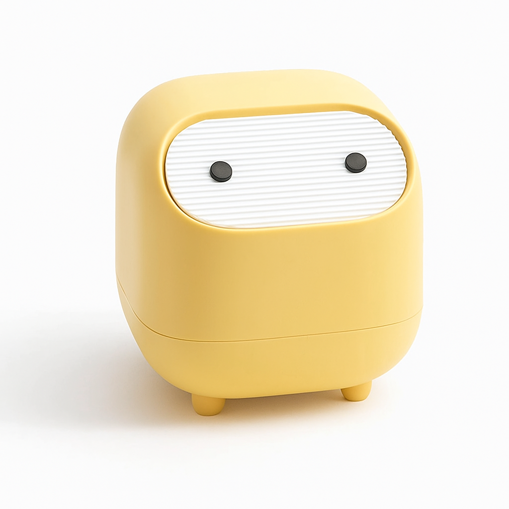 Poubelle Ninja 5L – Mini poubelle carrée à pression, compacte et moderne poubelletdesign.com