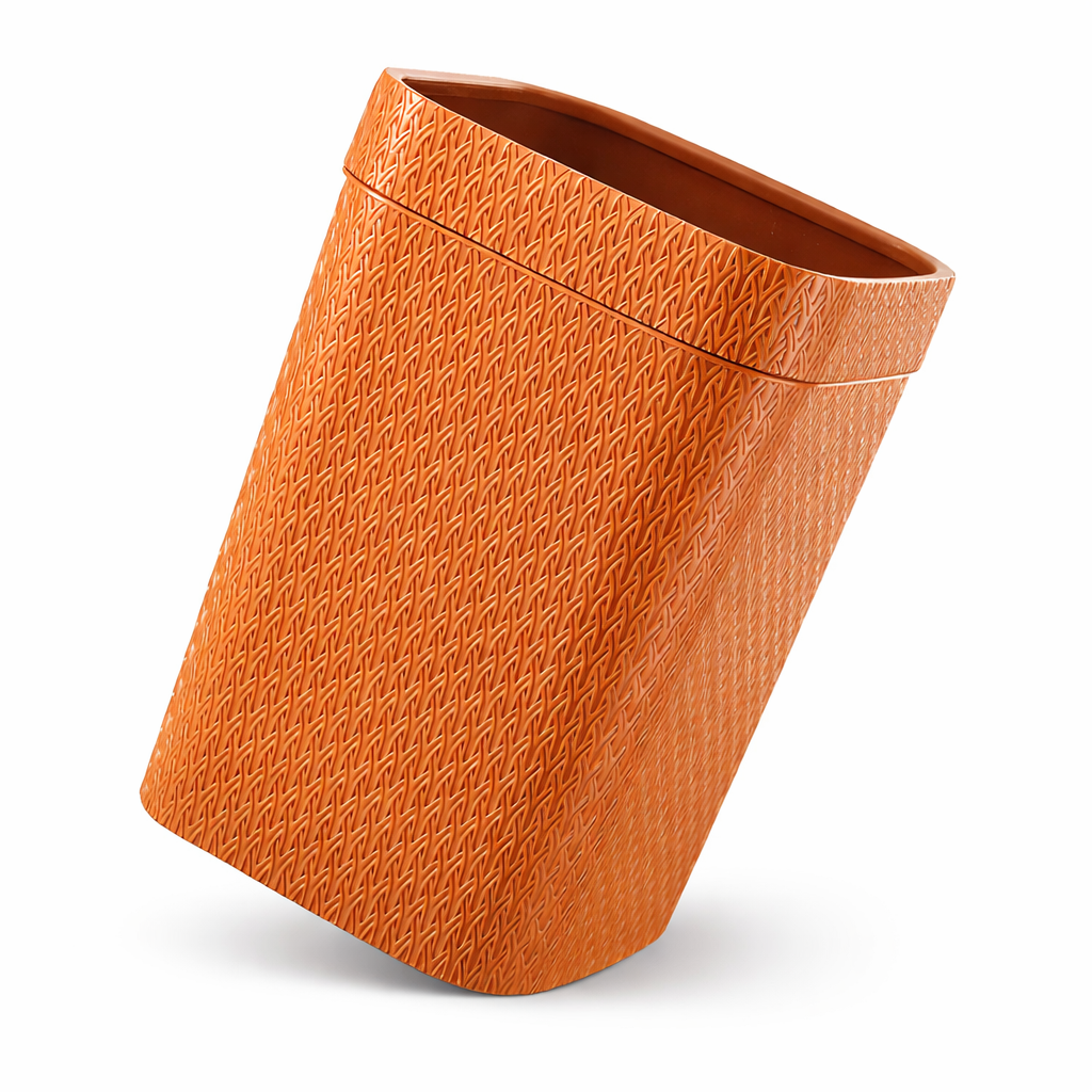 Poubelle de chambre imitation rotin décorative 16 L Poubelle & Design