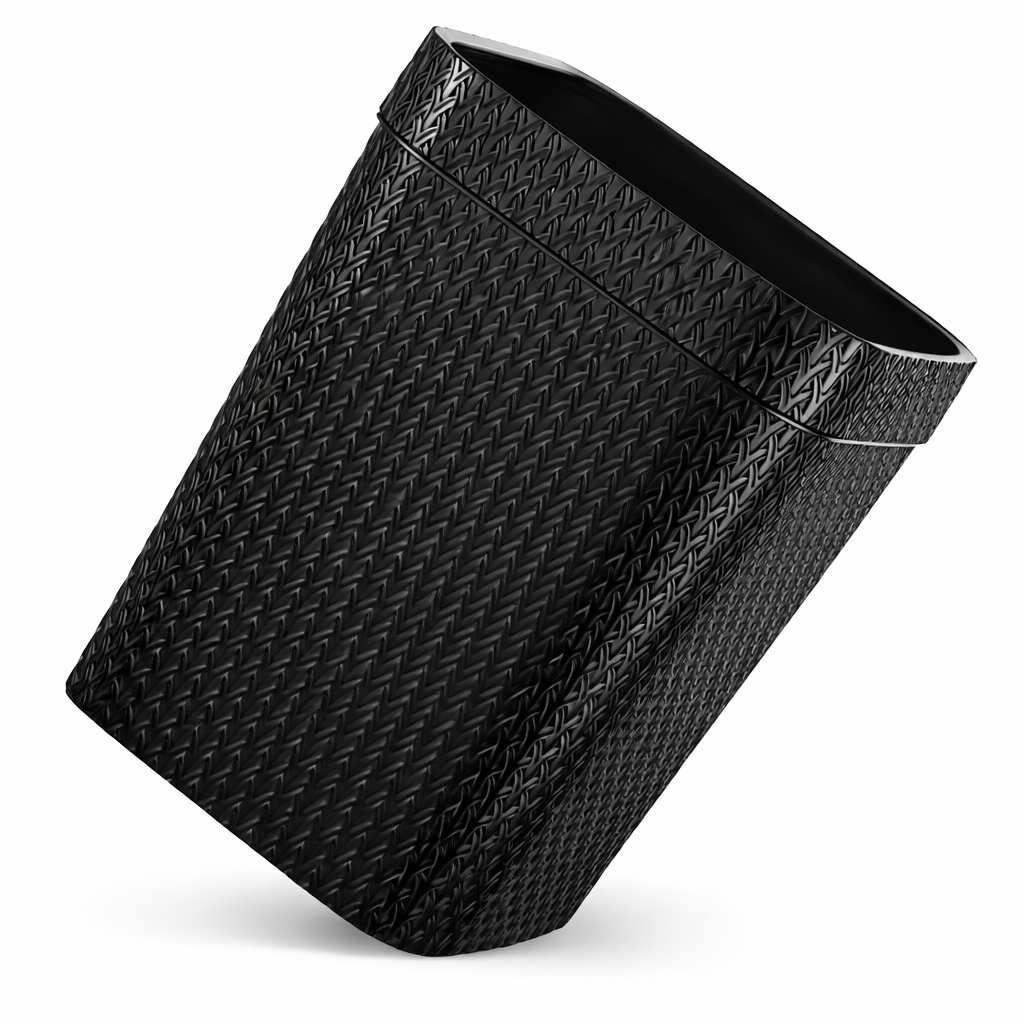 Poubelle de chambre imitation rotin décorative 16 L Poubelle & Design