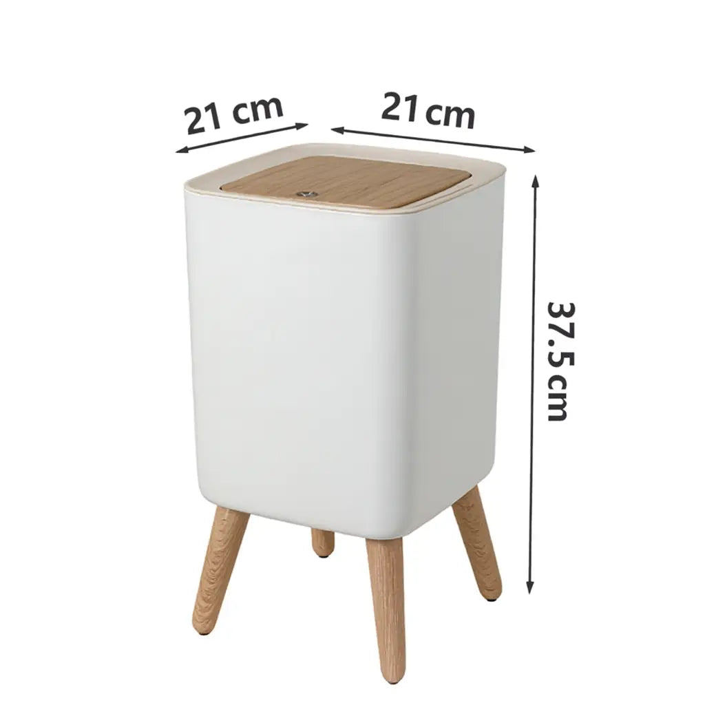 Poubelle design nordique couvercle anti-odeur & pieds poubelleetdesign.com