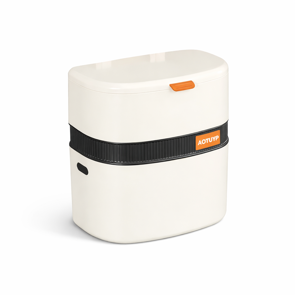 Poubelle murale rectangulaire, Corbeille murale gain de place Poubelle & Design